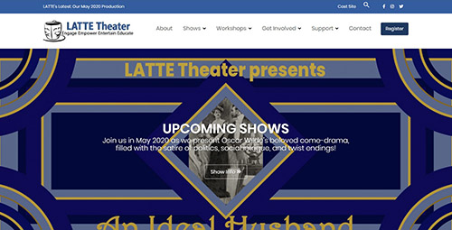 LaGrange Area Teen Theater Website Redesign Project