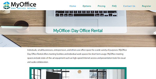 Web Design of MyOffice Project