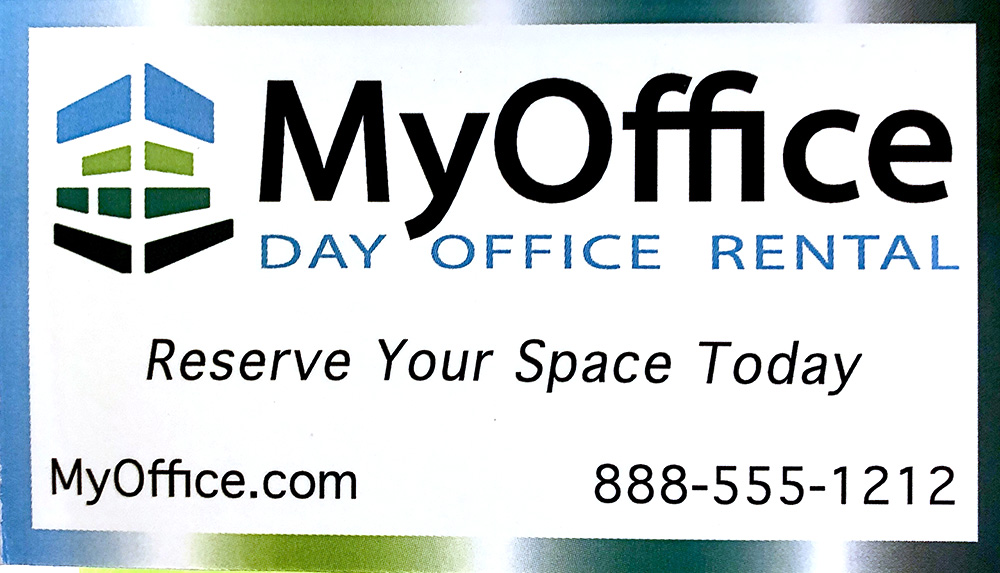 business card for MyOffice